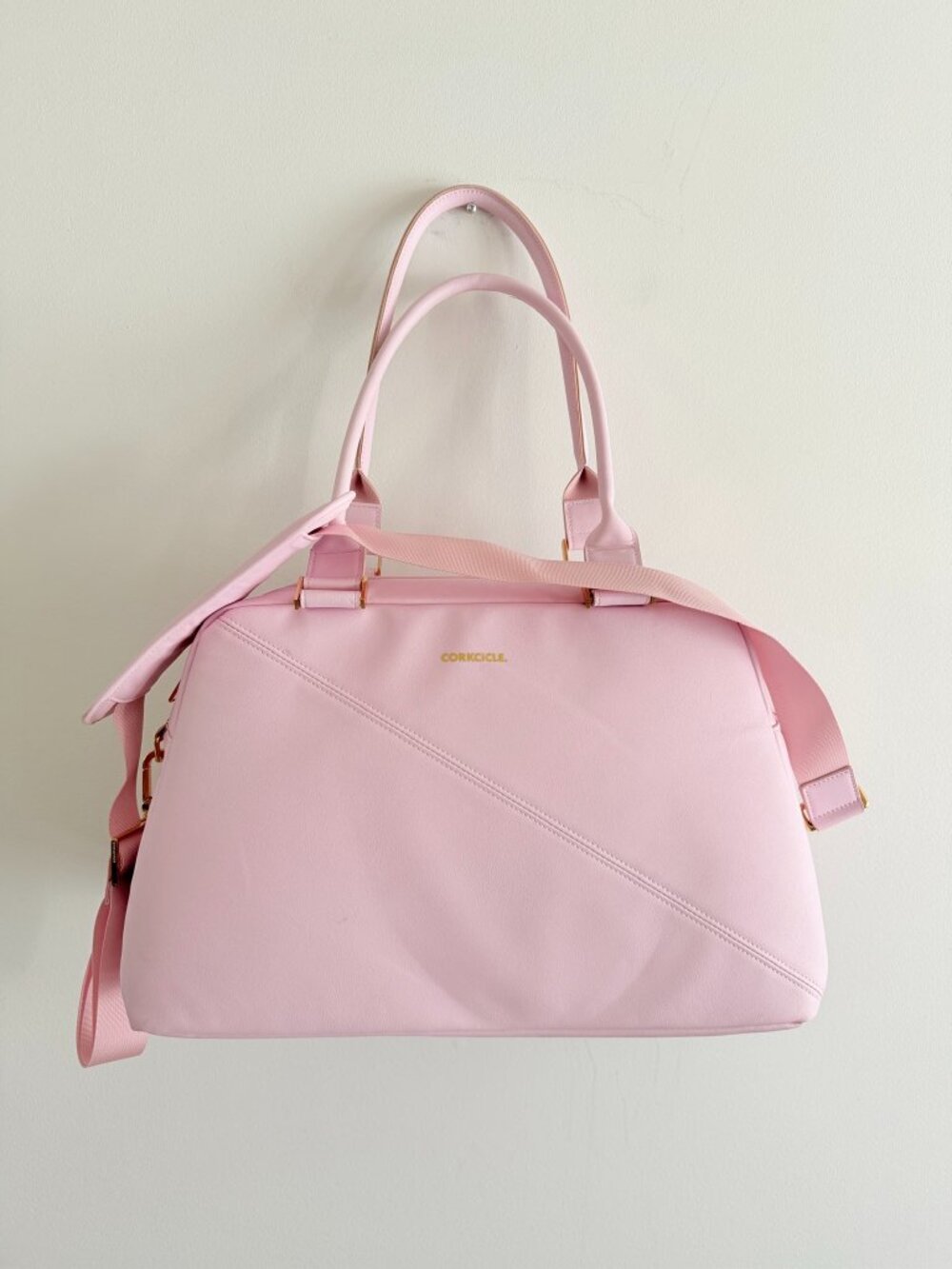 Corkcicle Lucy Handbag Cooler Bag Insulated Travel Tote NWOT Rose Quartz Pink